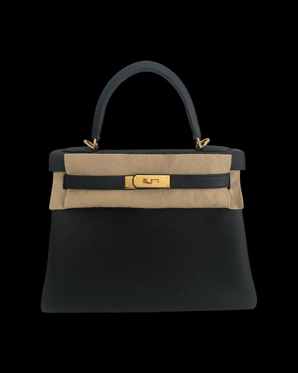 tasyafarasya using #Hermes kelly 25 sellier black epsom leather